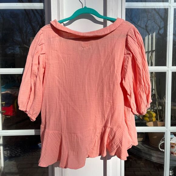 TACH Larina Embroidered Linen Top NWT - Picture 13 of 15